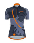 SANTINI Cycling short sleeve jersey - GIADA MAUI LADY - multicolour/blue