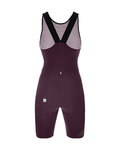 SANTINI Cycling bib shorts - UNICO - bordeaux