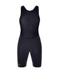 SANTINI Cycling bib shorts - UNICO LADY - black