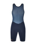 SANTINI Cycling bib shorts - UNICO - blue