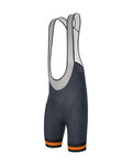 SANTINI Cycling bib shorts - KARMA KINETIC - grey