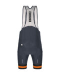 SANTINI Cycling bib shorts - KARMA KINETIC - grey