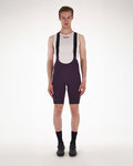 SANTINI Cycling bib shorts - UNICO - bordeaux