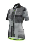 SANTINI Cycling short sleeve jersey - DELTA KINETIC LADY - white/black