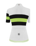 SANTINI Cycling short sleeve jersey - ECOSLEEK BENGAL LADY - white/light green/black