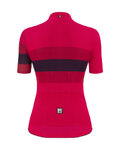 SANTINI Cycling short sleeve jersey - ECOSLEEK BENGAL LADY - red/black