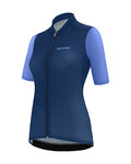 SANTINI Cycling short sleeve jersey - REDUX STAMINA LADY - blue