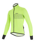 SANTINI Cycling rain jacket - GUARD NIMBUS - light green