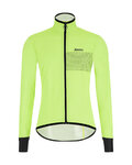 SANTINI Cycling rain jacket - GUARD NIMBUS - light green