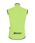SANTINI Cycling gilet - GUARD NIMBUS - light green