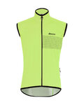 SANTINI Cycling gilet - GUARD NIMBUS - light green