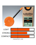 TUBOLITO tyre tube - ROAD 700x18/28C - SV60 - orange