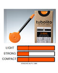 TUBOLITO tyre tube - S-TUBO ROAD 700x18/28C BLACK - SV80 - orange