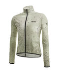 SANTINI Cycling windproof jacket - FANGO - ivory