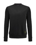 SANTINI Cycling winter long sleeve jersey - WINDBLOCK - black