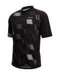 SANTINI Cycling short sleeve jersey - FIBRA MTB - black