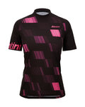 SANTINI Cycling short sleeve jersey - FIBRA MTB - pink/black