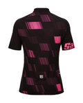 SANTINI Cycling short sleeve jersey - FIBRA MTB - pink/black