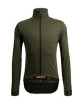 SANTINI Cycling thermal jacket - VEGA TRAIL - green