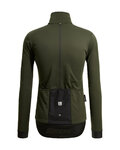 SANTINI Cycling thermal jacket - VEGA TRAIL - green