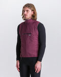 SANTINI Cycling gilet - ALPHA PACK - bordeaux