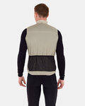 SANTINI Cycling gilet - ALPHA PACK - beige