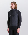 SANTINI Cycling gilet - ALPHA PACK - black