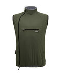 SANTINI Cycling gilet - ALPHA PACK - green