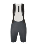 SANTINI Cycling bib shorts - PLUSH - grey