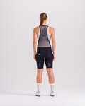 SANTINI Cycling bib shorts - PLUSH - black