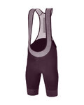 SANTINI Cycling bib shorts - KARMA DELTA  - bordeaux