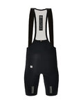 SANTINI Cycling bib shorts - PLUSH - black
