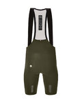 SANTINI Cycling bib shorts - PLUSH - green