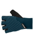 SANTINI Cycling fingerless gloves - RIGA - blue