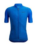 SANTINI Cycling short sleeve jersey - COLORE PURO - blue