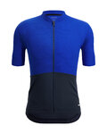 SANTINI Cycling short sleeve jersey - COLORE RIGA - blue