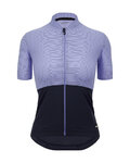 SANTINI Cycling short sleeve jersey - COLORE RIGA - purple/blue