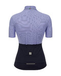SANTINI Cycling short sleeve jersey - COLORE RIGA - purple/blue