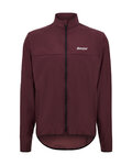 SANTINI Cycling windproof jacket - VENTUS - bordeaux