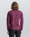 SANTINI Cycling windproof jacket - VENTUS - bordeaux