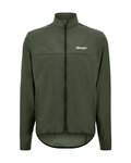 SANTINI Cycling windproof jacket - VENTUS - green