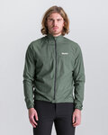 SANTINI Cycling windproof jacket - VENTUS - green