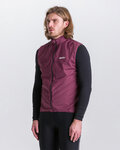 SANTINI Cycling gilet - VENTUS - bordeaux