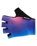 SANTINI Cycling fingerless gloves - OMBRA - blue