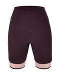 SANTINI Cycling shorts without bib - GIADA PURE - pink/purple