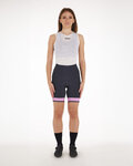 SANTINI Cycling shorts without bib - GIADA PURE - pink/black