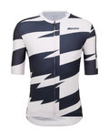 SANTINI Cycling short sleeve jersey - FURIA SMART - white/black