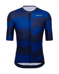 SANTINI Cycling short sleeve jersey - FURIA SMART - blue