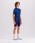 SANTINI Cycling short sleeve jersey - FURIA SMART - blue