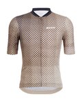 SANTINI Cycling short sleeve jersey - PAWS FORMA - beige